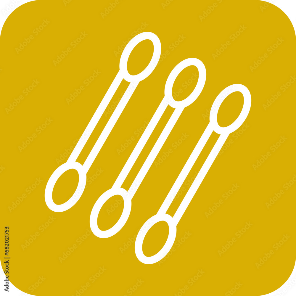 Vector Design Cotton Swabs Icon Style Vector Design Cotton Swabs Icon Style