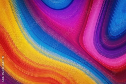 abstract background with multicolored curved lines in the form of waves