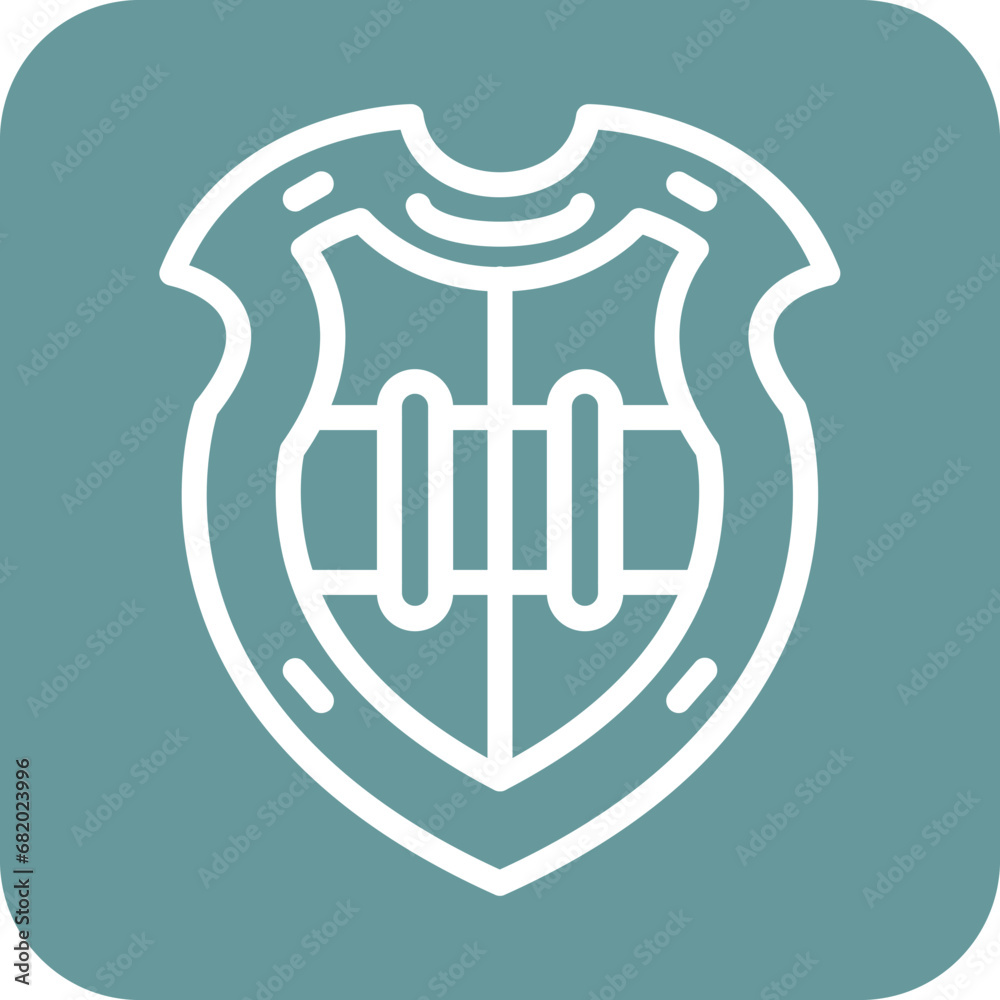 Vector Design Steel Shield Icon Style Vector Design Steel Shield Icon Style