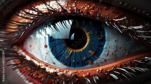 Abstract High Tech Eye Concept , Background HD For Designer