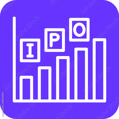 Vector Design IPO Icon Style