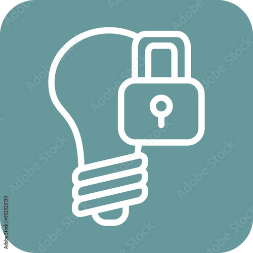 Vector Design Intellectual Property Icon Style