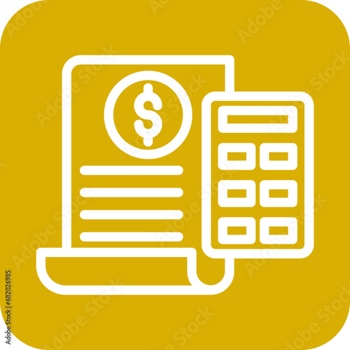Vector Design Estimate Icon Style