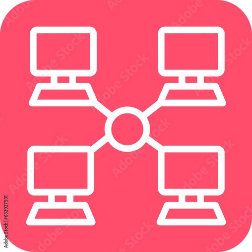 Vector Design Local Network Icon Style