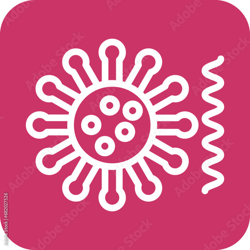Vector Design Bacteria And Virus Icon Style