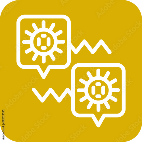 Vector Design Bioethics Debate Icon Style