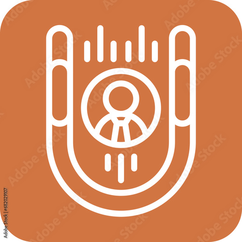 Vector Design Candidate Attraction Icon Style