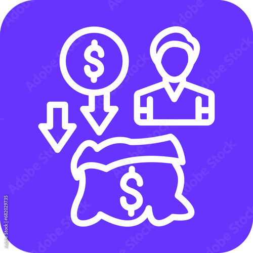 Vector Design Crowdfunding Icon Style