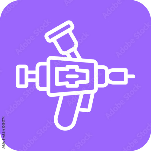 Vector Design Airbrush Icon Style