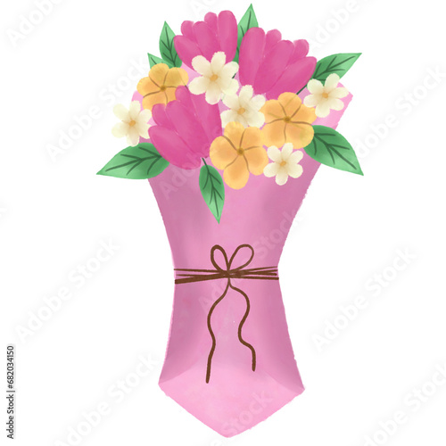 Flower Bouquet Illustration © iconfield