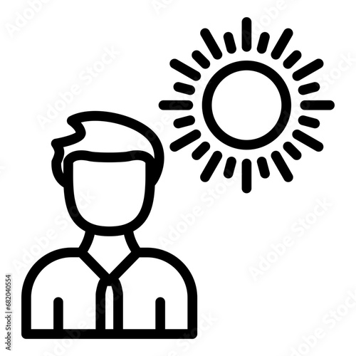 Tanning Addiction Icon Style
