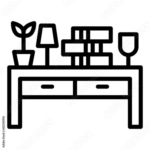 Dedicated Desk Icon Style