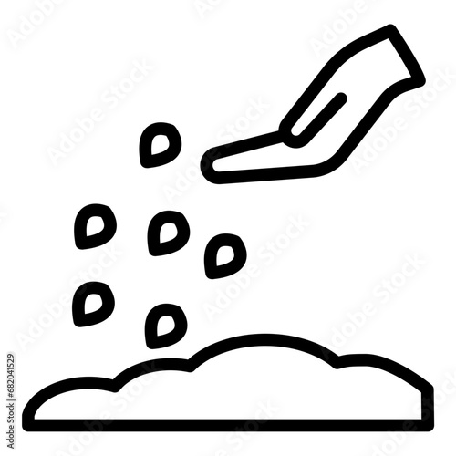Seed Hand Icon Style