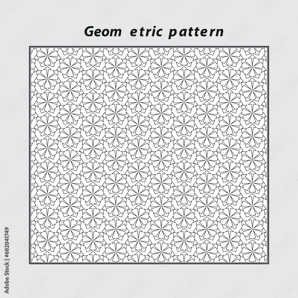 Texture of geometric shape