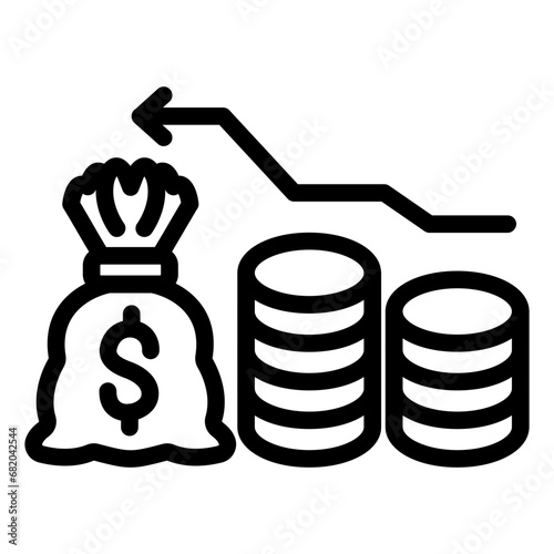 Bankruptcy Icon Style