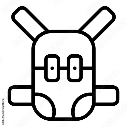 Baby carrier Icon Style