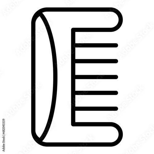 Baby hairbrush Icon Style