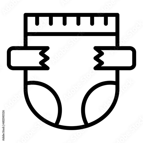 Diapers Icon Style