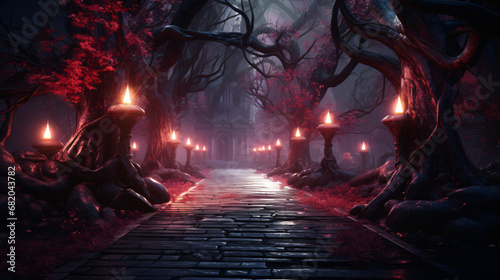 Fantasy pathway dark