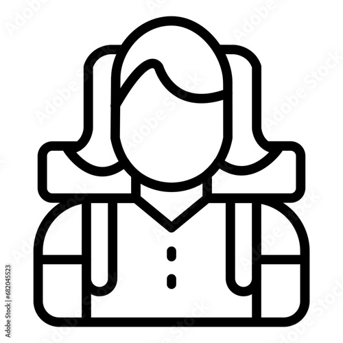Adventurer Female Icon Style