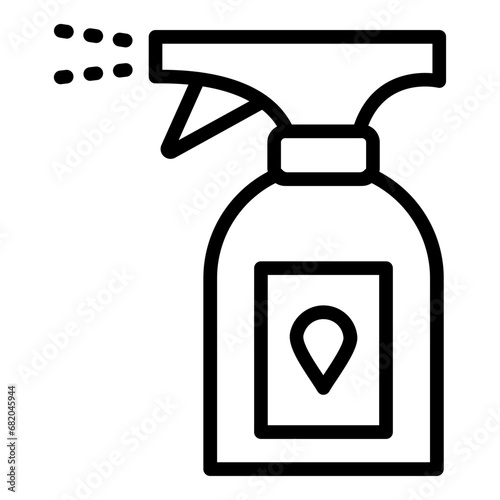 Spray Bottle Icon Style