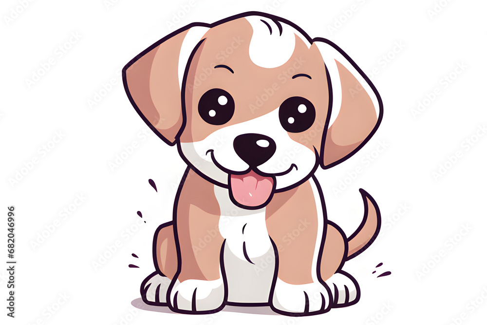 a-cute-puppy. Generative AI a-cute-puppy. Generative AI