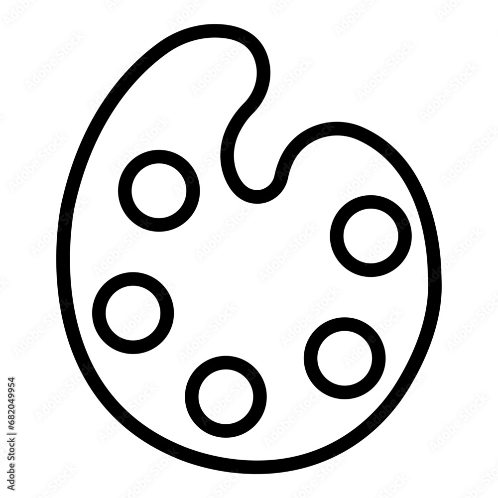 Obraz premium Setup Palette Icon Style