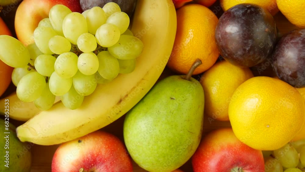 Mix of fruits on the table. Mix of fruits on the table.