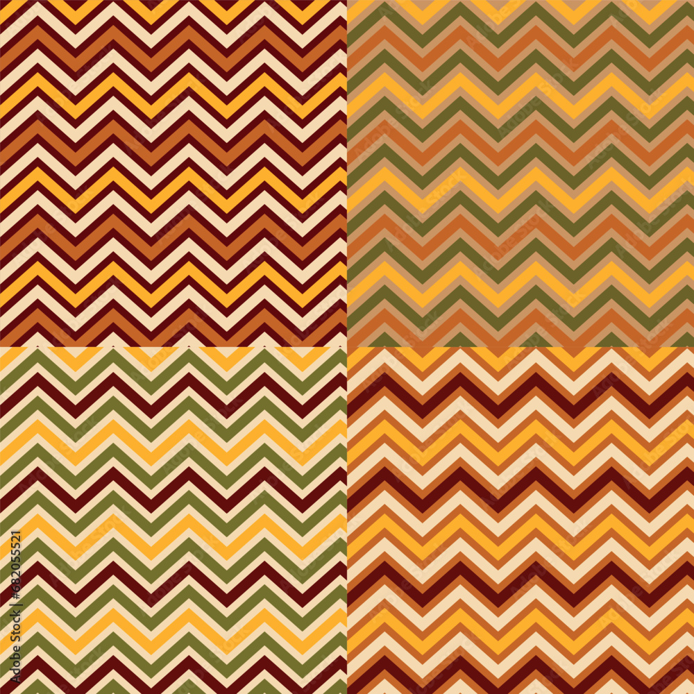 Thanksgiving pattern. Seamless zigzag chevron pattern background. Chevron Vector Pattern set. Zigzag Stripes. seamless pattern set. Thanksgiving pattern. Seamless zigzag chevron pattern background. Chevron Vector Pattern set. Zigzag Stripes. seamless pattern set.