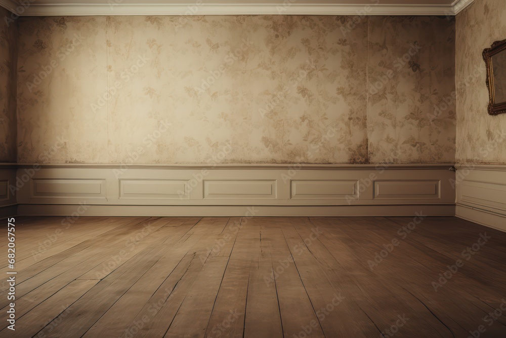empty room with wooden floor empty room with wooden floor