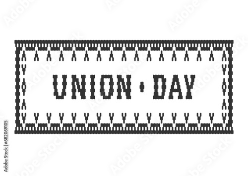52 UAE National Day. Union Day of United Arab Emirates. Traditional Illustration. Vector eps 10.