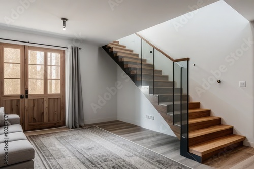 room with staircase
