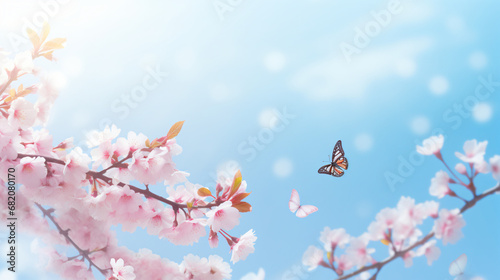 Spring banner branches © Johnu