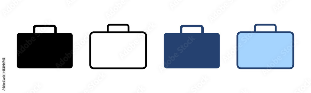 Briefcase icon vector. suitcase sign and symbol. luggage symbol. Briefcase icon vector. suitcase sign and symbol. luggage symbol.