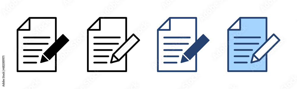 Note icon vector. notepad sign and symbol Note icon vector. notepad sign and symbol