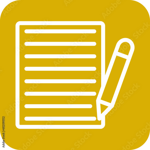 Content Writing Icon Style