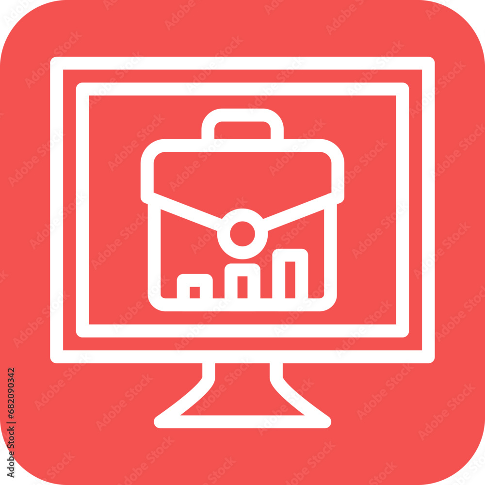Online Business Icon Style Online Business Icon Style