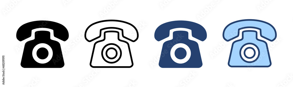Telephone icon vector. phone sign and symbol Telephone icon vector. phone sign and symbol