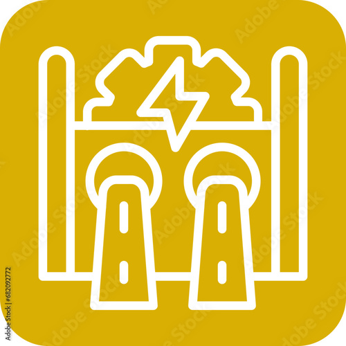 Hydroelectricity Icon Style