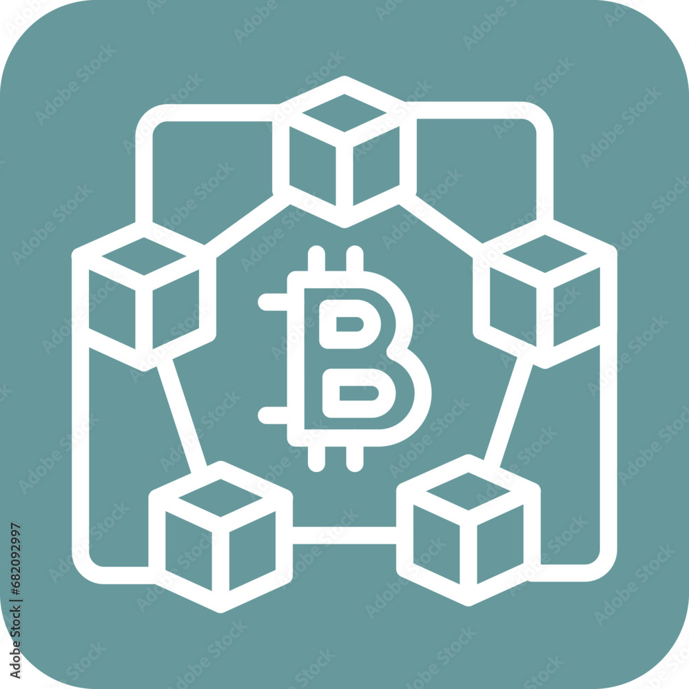 Blockchain Icon Style Blockchain Icon Style