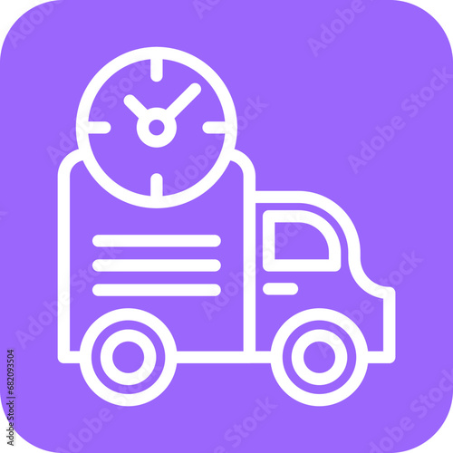 Express Shipping Icon Style