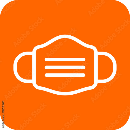 Face Mask Icon Style