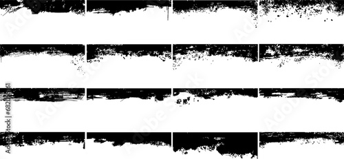 Set of Grunge Edge