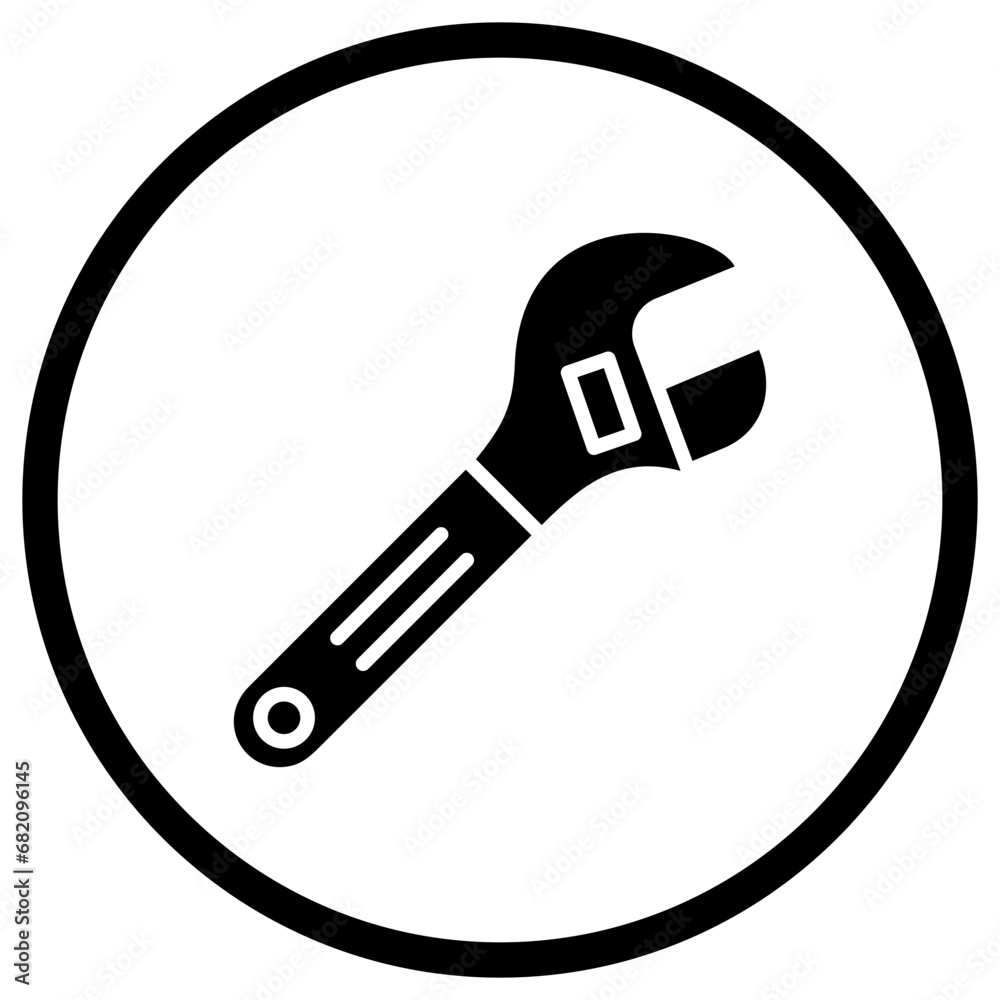 Wrench Vector Icon Design Illustration Wrench Vector Icon Design Illustration