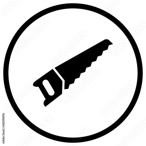 Saw Vector Icon Design Illustration