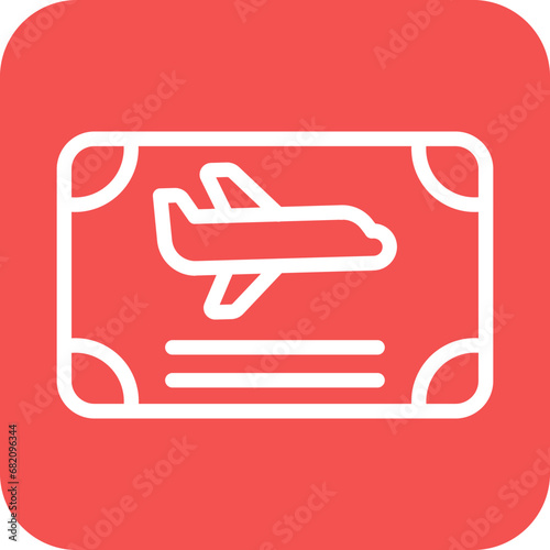 Frequent Flyer Program Icon Style