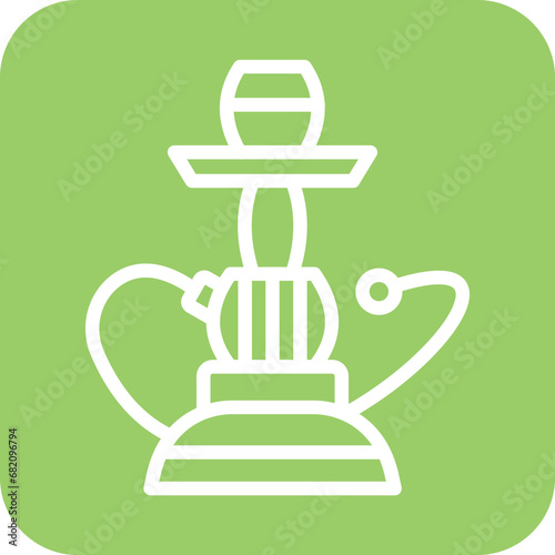 Hookah Icon Style