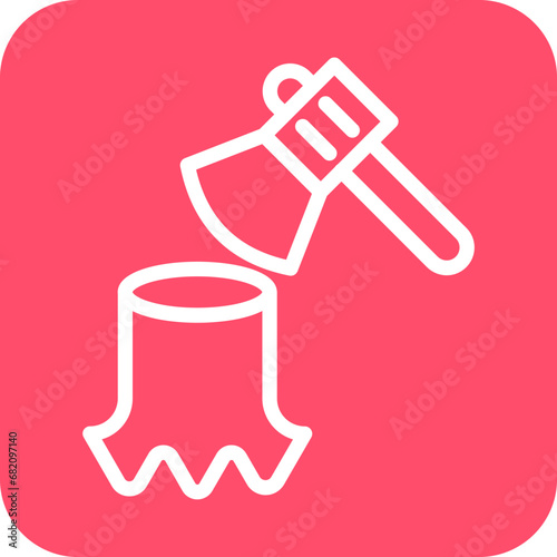 Deforestation Icon Style