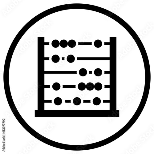 Abacus Vector Icon Design Illustration