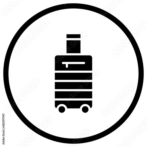 Luggage Vector Icon Design Illustration